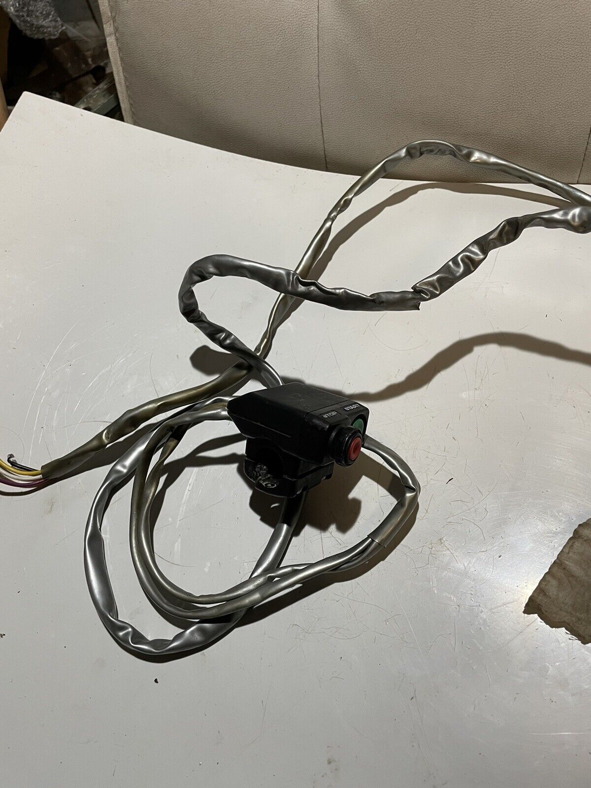 kawasaki jetski start stop switch with lanyard attachment killcord
