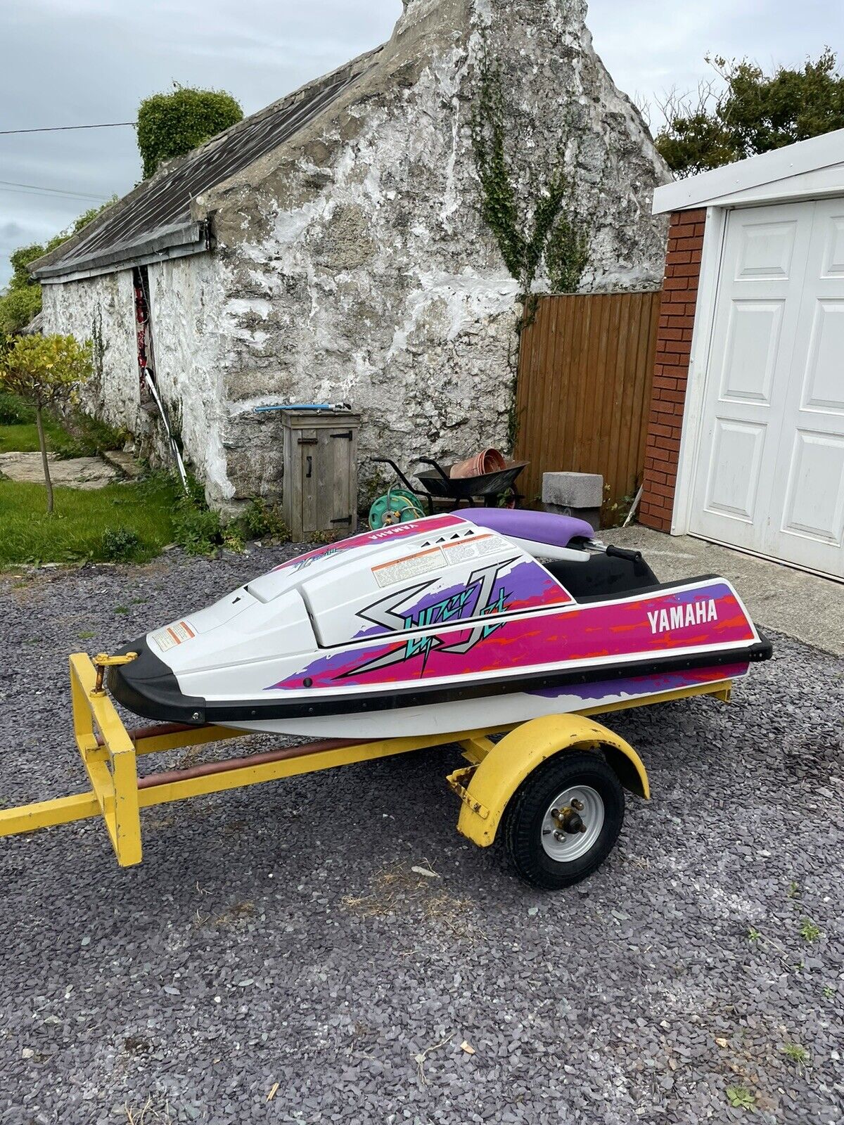 Single Stand Up Jet Ski Motorbike Trailer