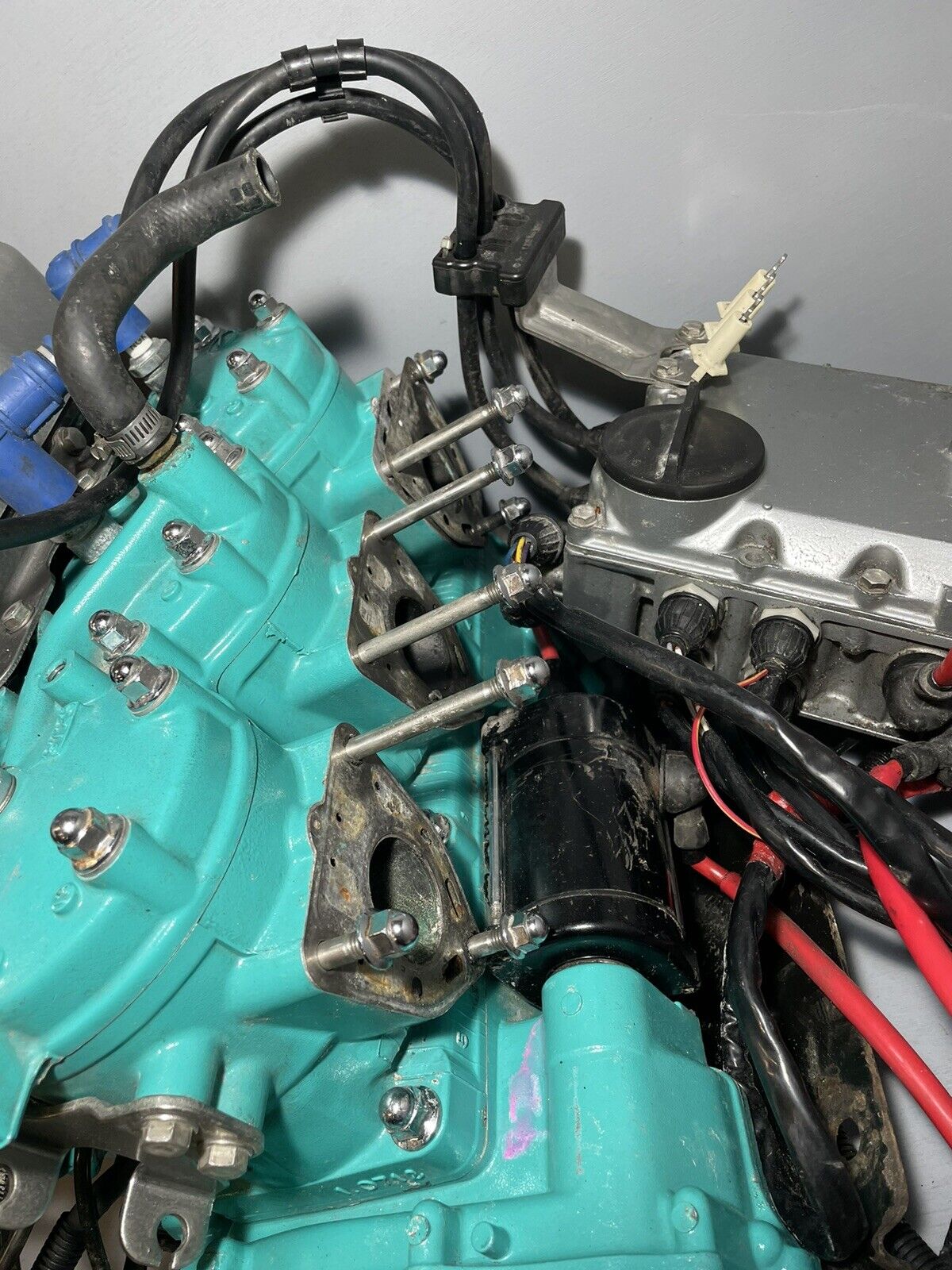 Kawasaki 1100cc Jet Ski Engine Two Stroke Teal Green Zxi STX 1100 Ultra 150