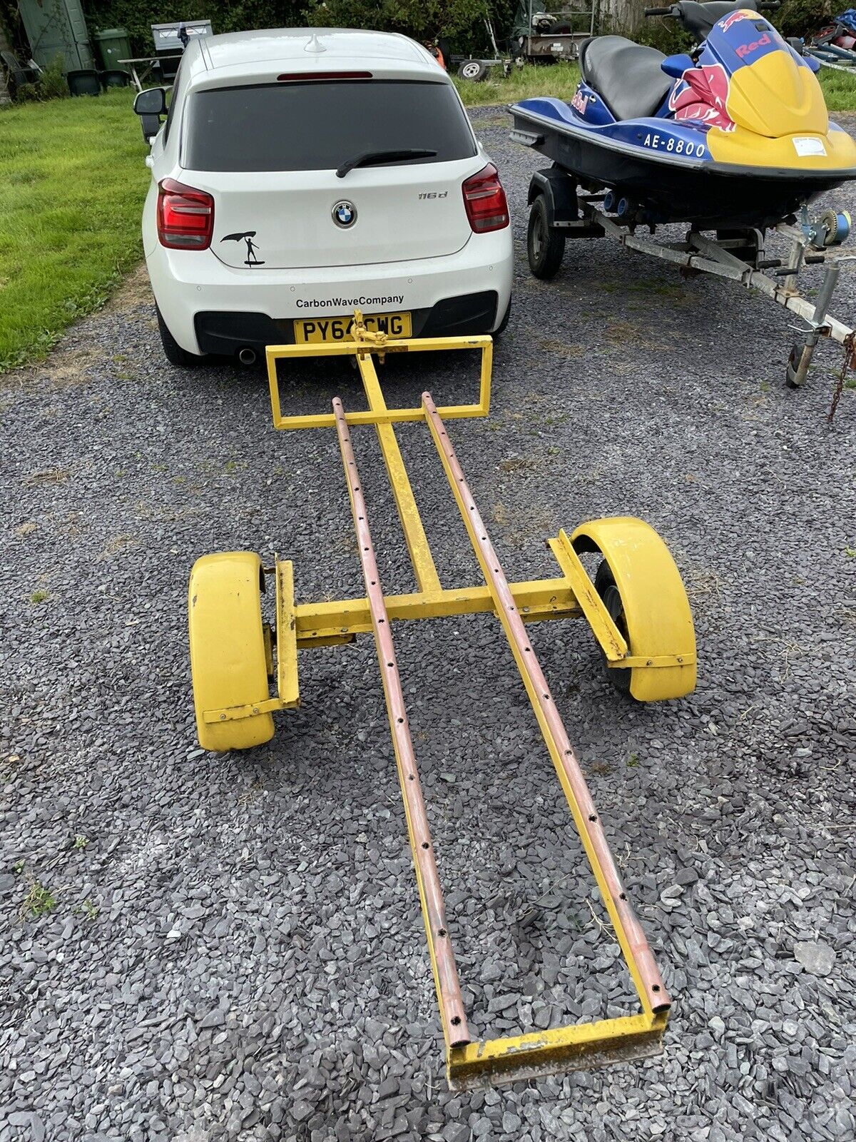 Single Stand Up Jet Ski Motorbike Trailer