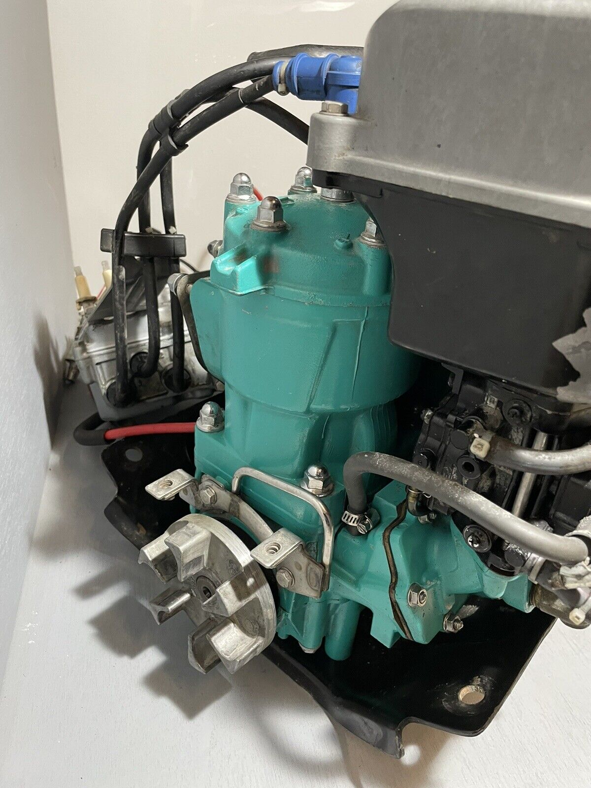 Kawasaki 1100cc Jet Ski Engine Two Stroke Teal Green Zxi STX 1100 Ultra 150