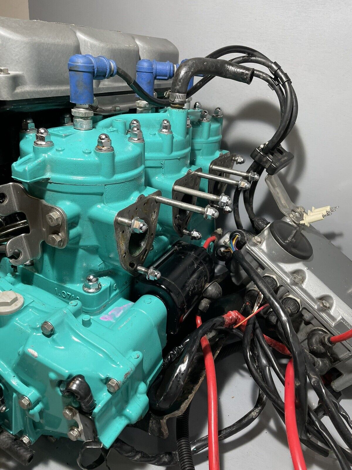 Kawasaki 1100cc Jet Ski Engine Two Stroke Teal Green Zxi STX 1100 Ultra 150