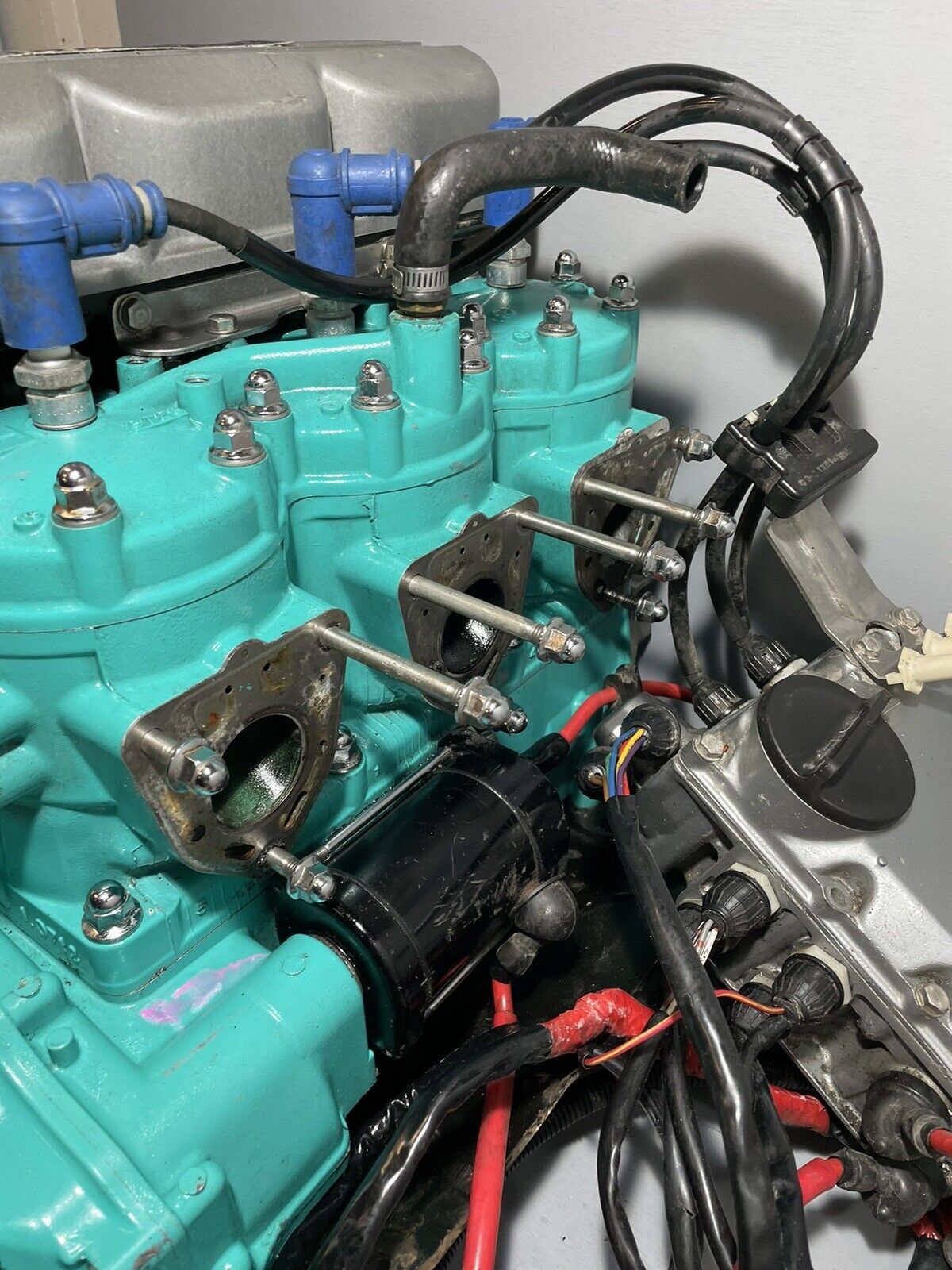 Kawasaki 1100cc Jet Ski Engine Two Stroke Teal Green Zxi STX 1100 Ultra 150