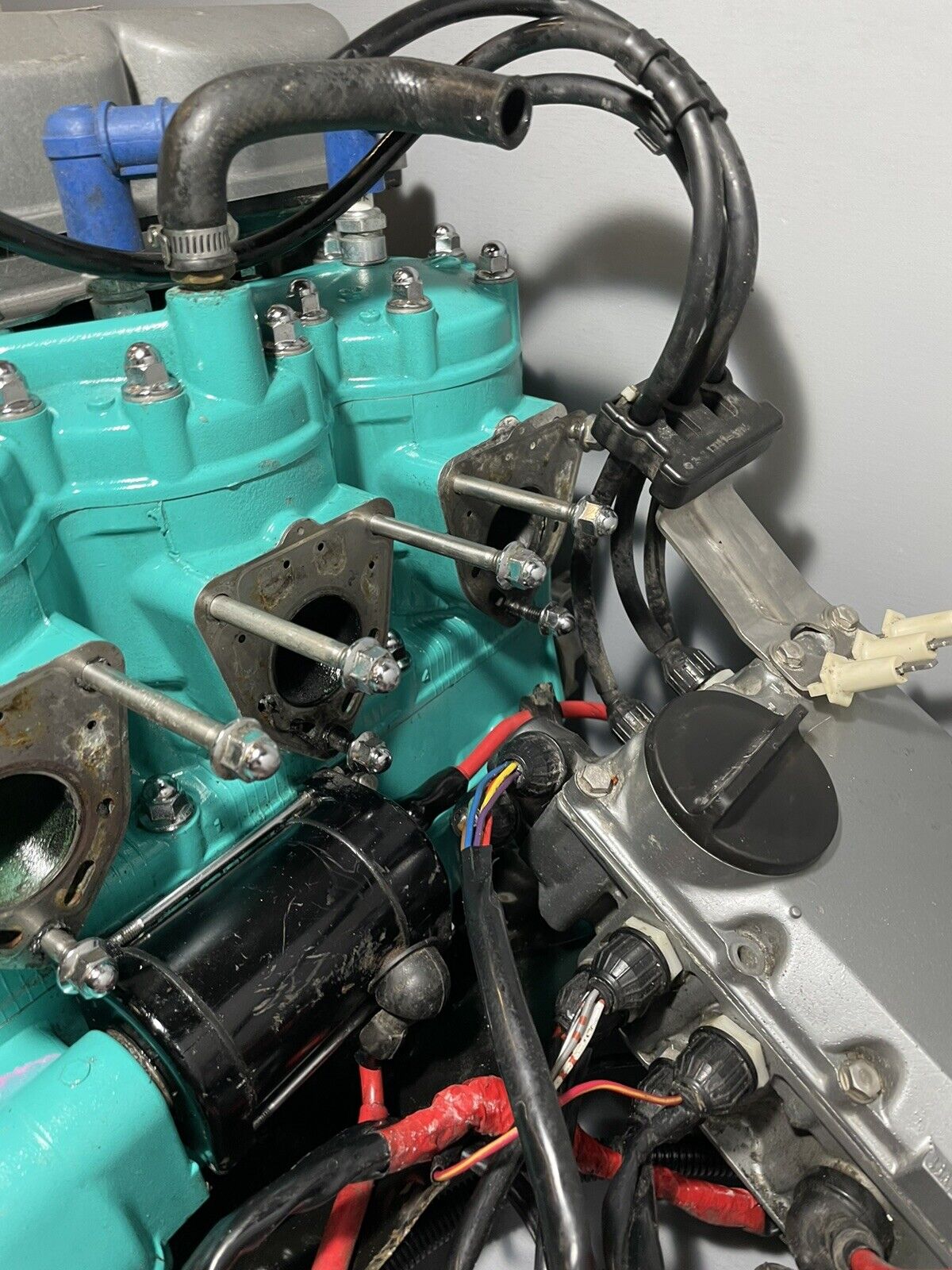 Kawasaki 1100cc Jet Ski Engine Two Stroke Teal Green Zxi STX 1100 Ultra 150