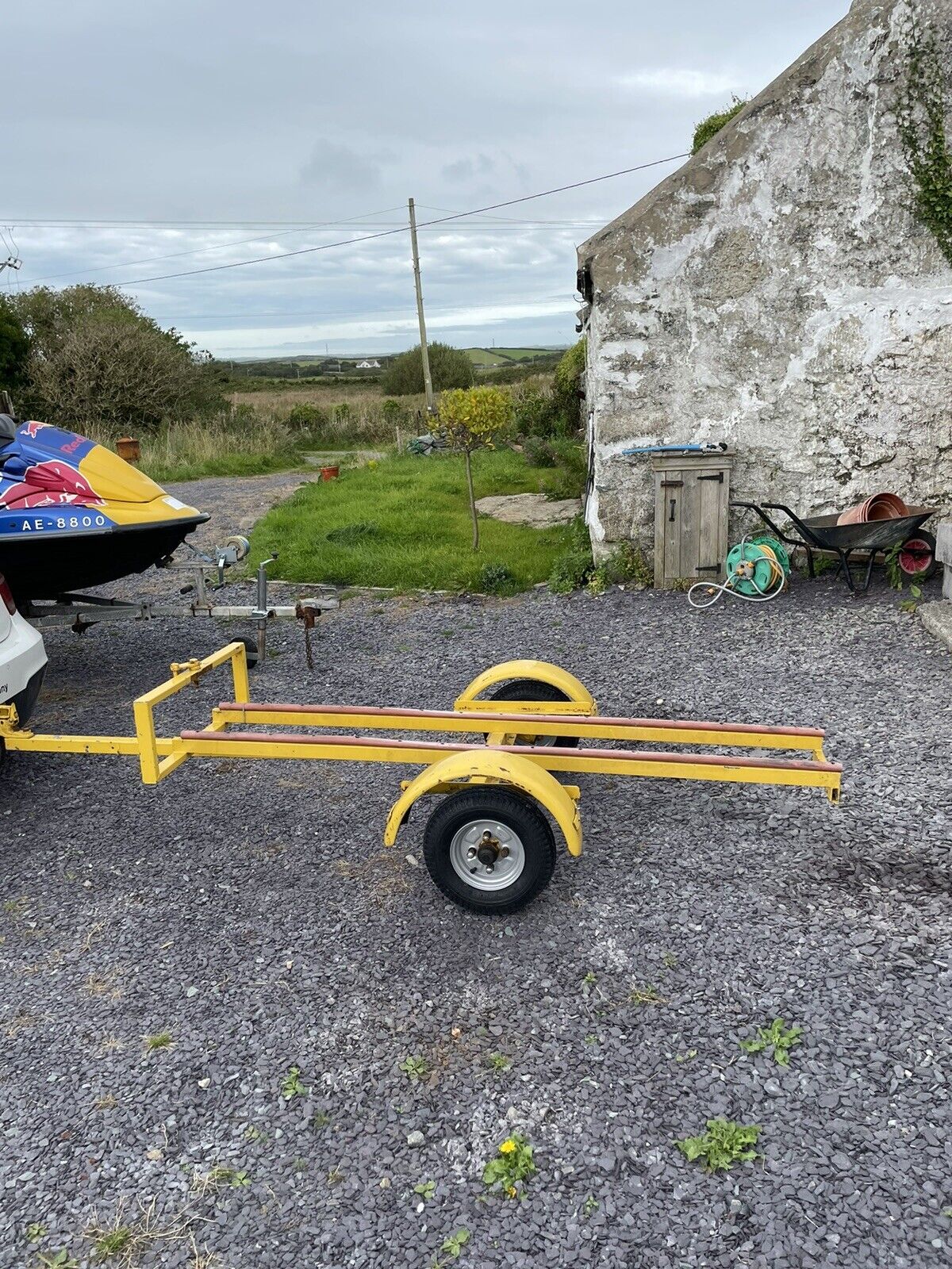 Single Stand Up Jet Ski Motorbike Trailer