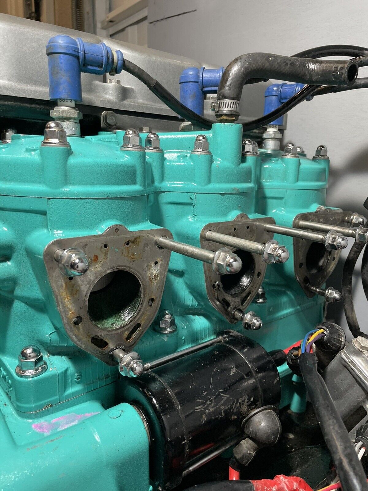 Kawasaki 1100cc Jet Ski Engine Two Stroke Teal Green Zxi STX 1100 Ultra 150